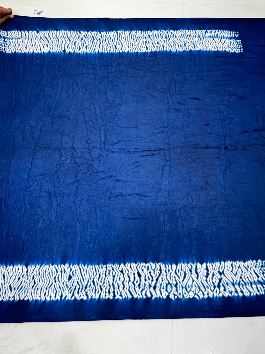 Royal Blue Bandhani Saree