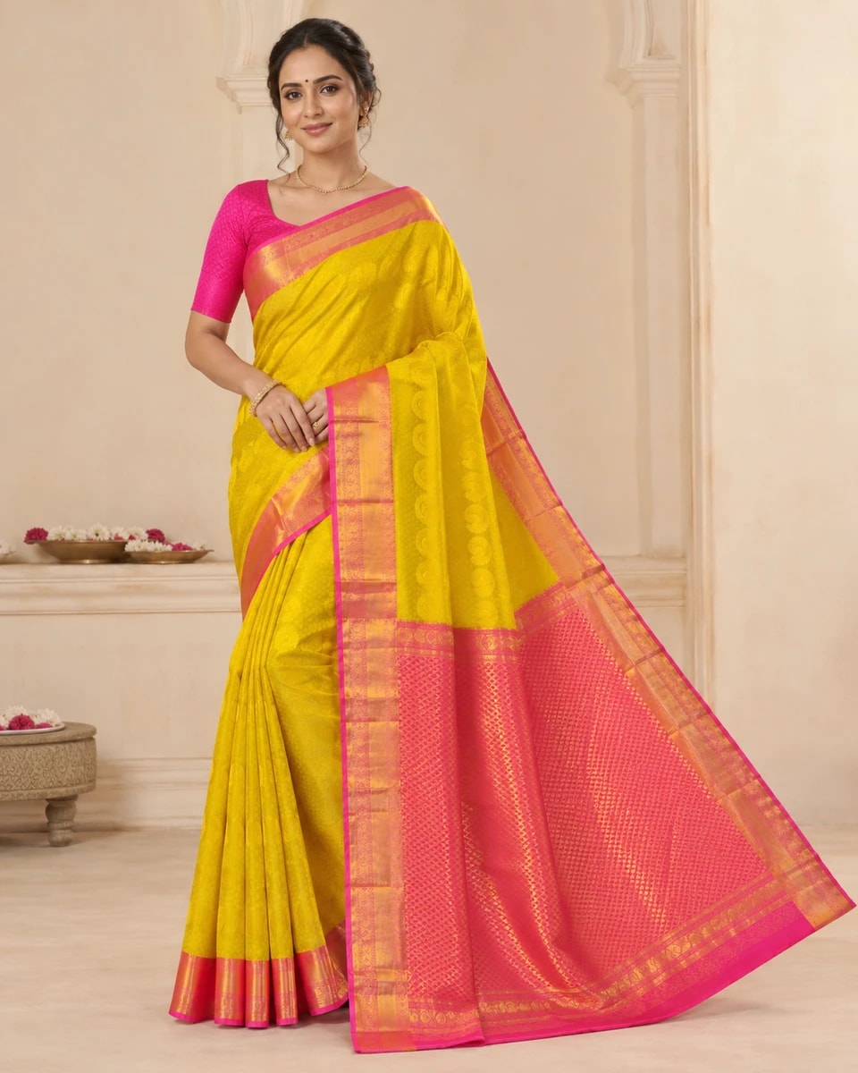 Exquisite Kanchi Silk Saree