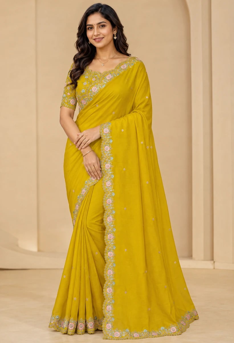 Designer Work Saree