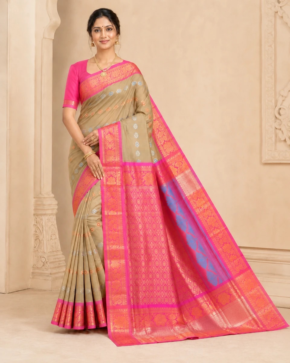 Traditional Kanchi Silk Saree