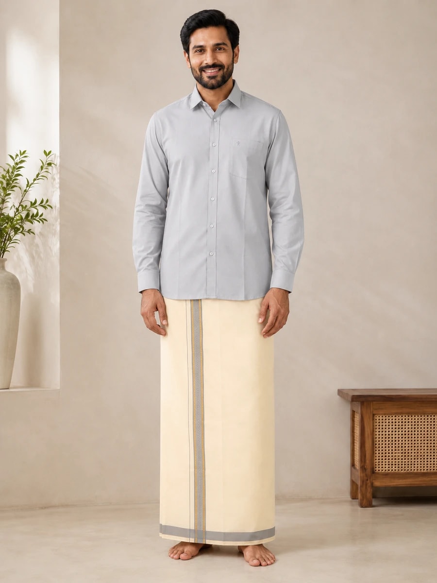 Dhothis and Shirts