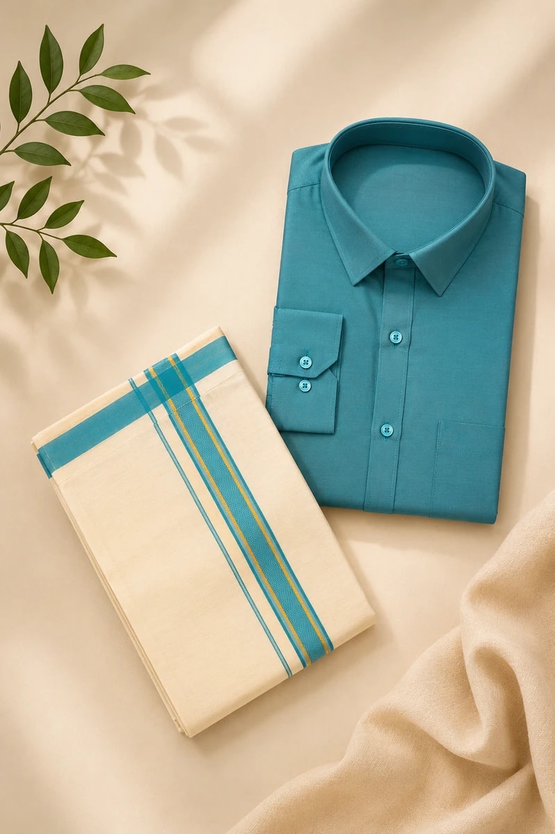 Dhothis and Shirts