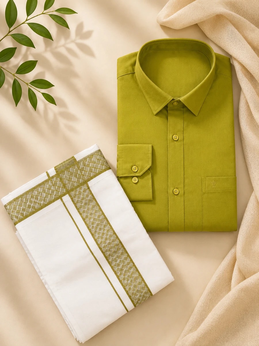 Dhothis and Shirts