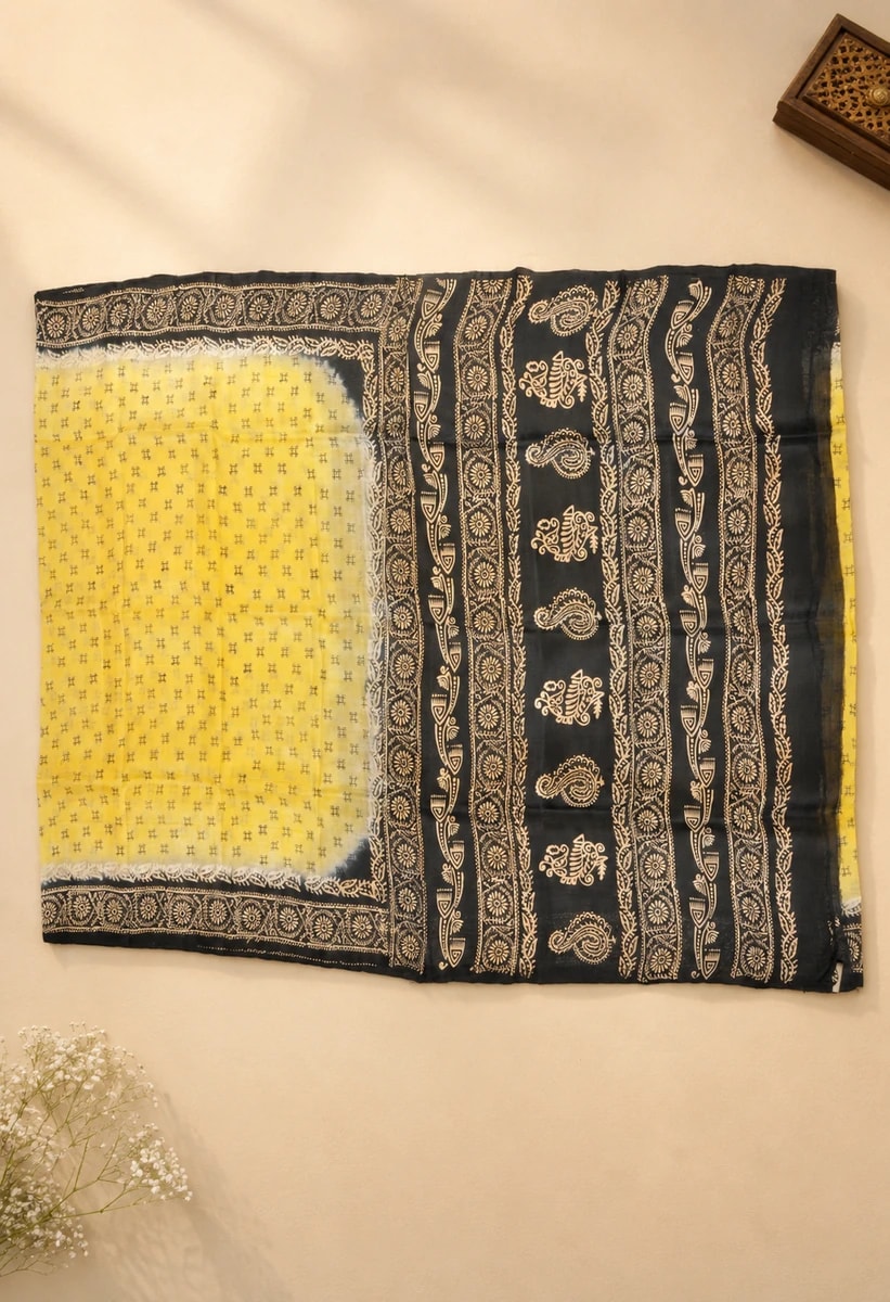 Printed Silk Jaipuri