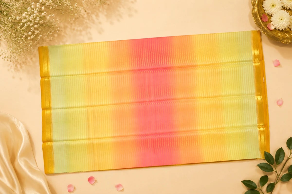Shaded Mysore Silk Saree