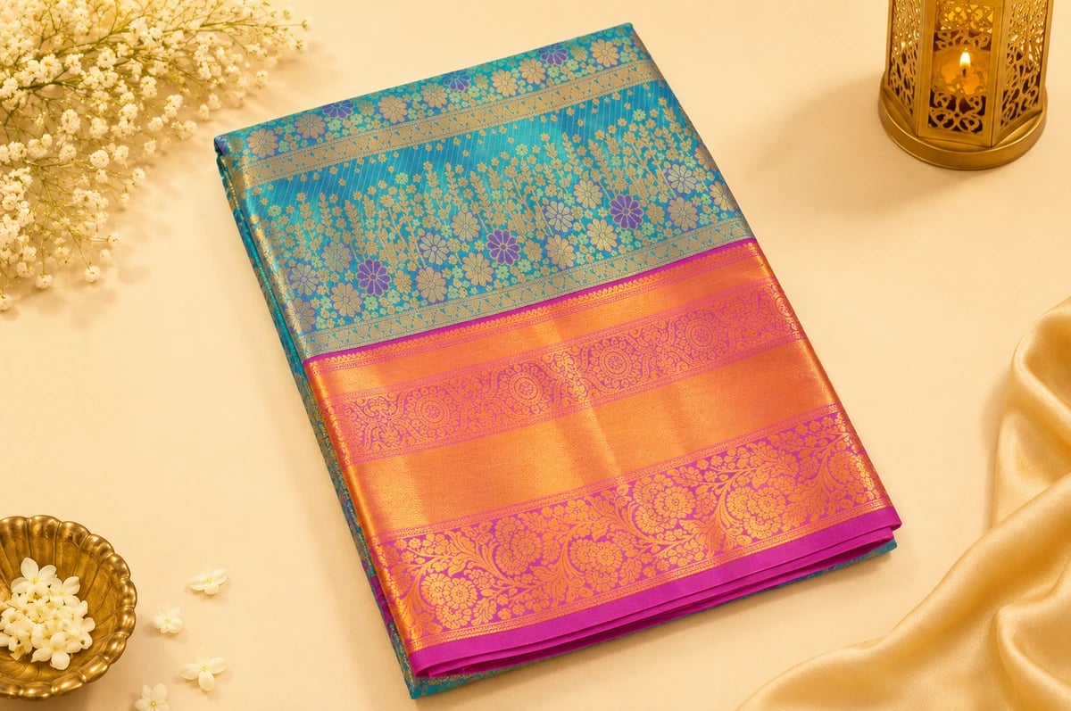 Royal Semi Kanchi Silk Saree